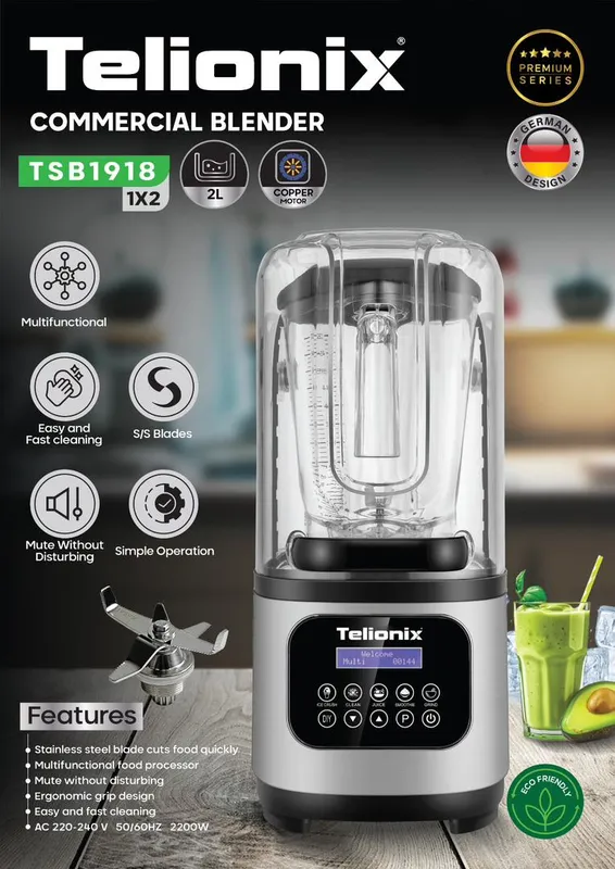 مخلوط کن حرفه ای تلیونیکس مدل TSB1918 gallery0