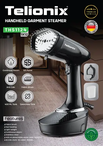 بخارگر دستی تلیونیکس مدل THS1124