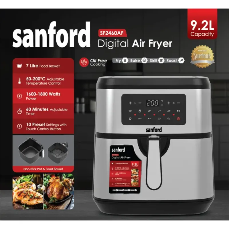 سرخ کن 9.2 لیتری دیجیتال سانفورد مدل SF2460AF gallery2