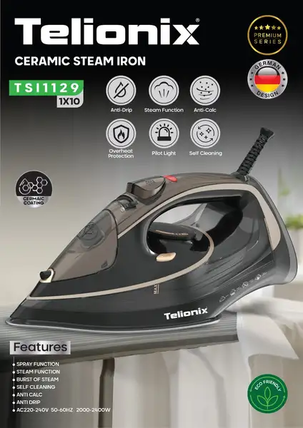 اتو بخار تلیونیکس مدل TSI1129