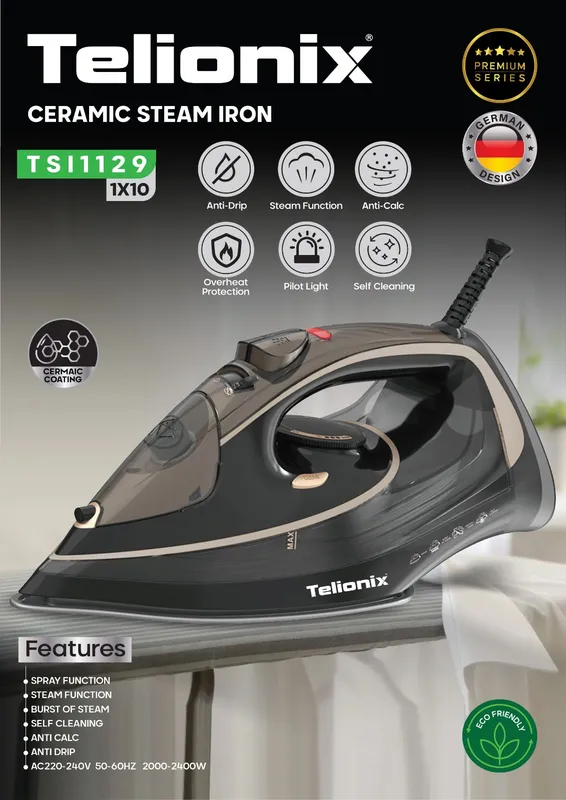 اتو بخار تلیونیکس مدل TSI1129 gallery0
